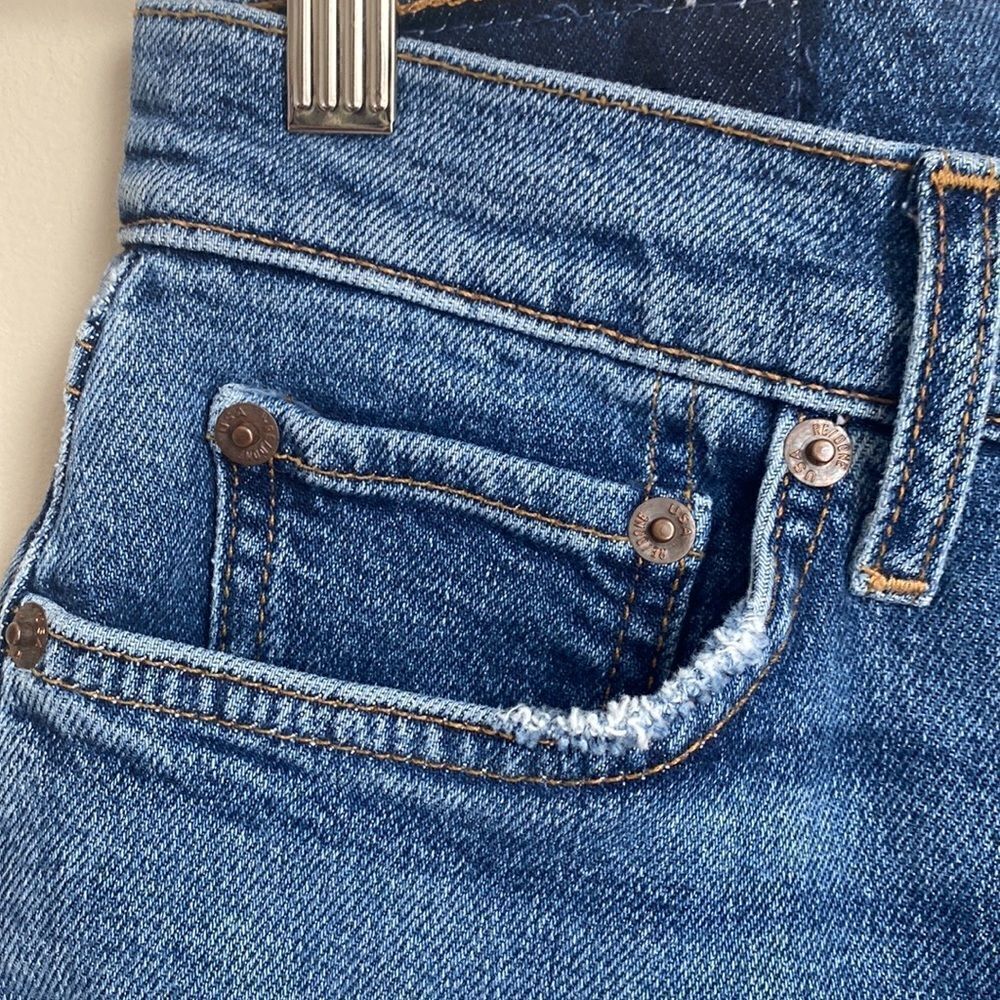 Re/Done Button-Fly Skinny Jeans 26 - Picture 5 of 9